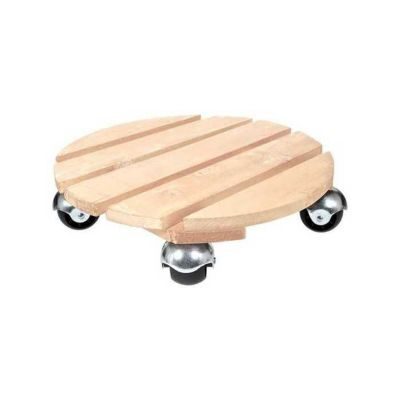 Louis Moulin Roule-plante en bois rond brut "Basics " 37,5 cm