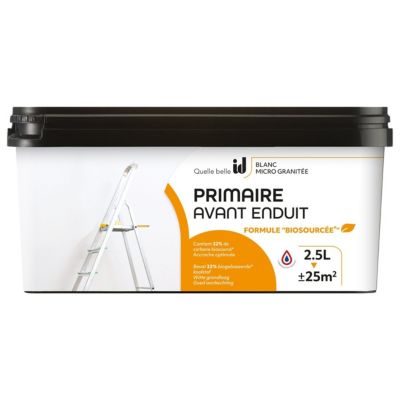 ID Sous-couche Avant enduit, blanc, 2.5 l
