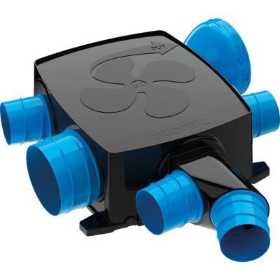 Atlantic VMC simple flux hygroréglable Hygrocosy Flex Climatisation - 230 V - 48 dB - Jusqu'à 4 sanitaires