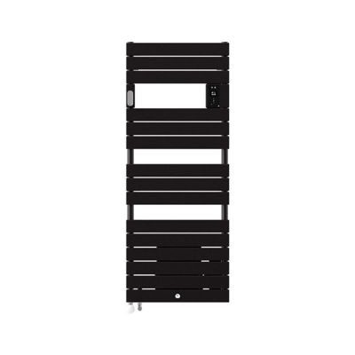 Thermor 490238 - Sèche-serviettes mixte Riviera 2 avec soufflerie noir carbone 1750W