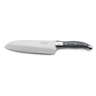 Lou Laguiole Couteau santoku 17 cm Noir - Tradition XL par