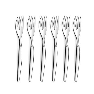 Lou Laguiole Set 6 fourchettes à gâteau Inox - Jet par