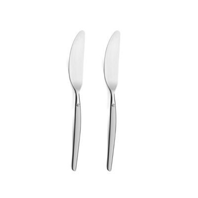 Lou Laguiole Lot de 2 tartineurs Inox - Jet Sablé par