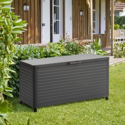 Hesperide C de rangement "Edenio" graphite M 141,6 x 72 x 78cm en aluminium 670 L