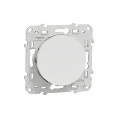 Schneider Electric Interrupteur Va-et-vient Lumineux Ã Vis Led "odace"