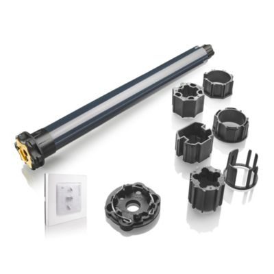 Somfy Kit de remplacement moteur volet roulant porte-fenêtre – Radio RTS - Installation facile - Commande sans fil incluse