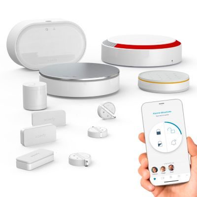 Somfy Home Alarm Advanced Plus - Alarme maison sans fil connectée avec sirène extérieure et clavier