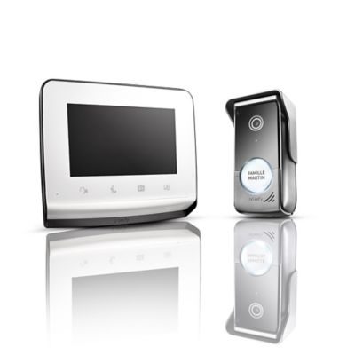 Somfy Visiophone filaire V350 - Ecran 7 pouces - Vision nocturne - Contrôle jusqu'à 5 équipements RTS - Caméra grand angle