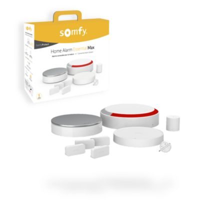 Somfy Alarme maison Home Alarm Essential Max - Système d'alarme sans fil connecté avec détecteurs et accessoires - Compatible TaHoma switch