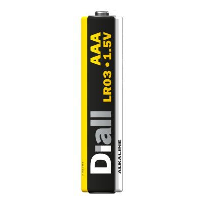 Diall Pile alcaline AAA (LR03) non rechargeable, lot de 24