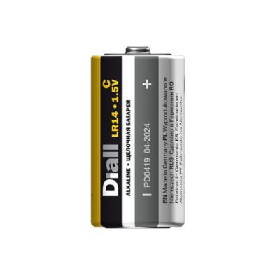 Diall Pile alcaline C (LR14) lot de 2