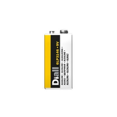 Diall Pile alcaline PP3 (6LR51) lot de 1