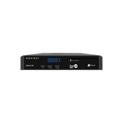 Servimat Récepteur Satellite Fransat Uhd - Sirius4k