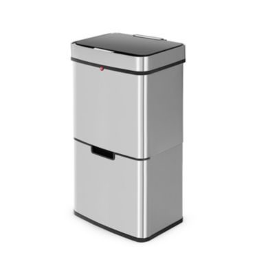 Hailo Poubelle de cuisine design pour recyclage 50L (25+25+4) Öko Vario XL