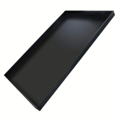 FM Professionnal Plaque à pizza en acier inoxydable revêtu 60 x 40 cm FM Professional