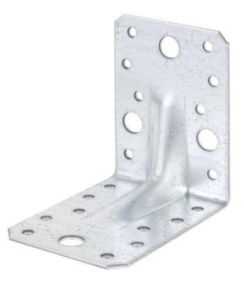 Gah Alberts Lot de 12 equerres acier galvanise, 90x90x65 mm ALBERTS