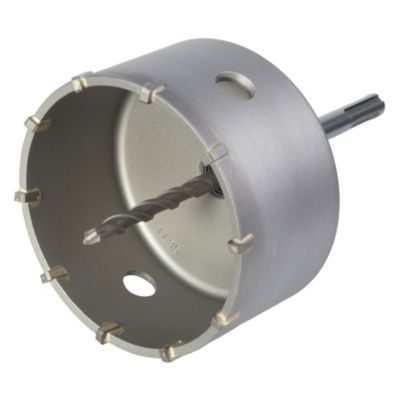 Wolfcraft Trépan carbure de tungstène SDS+ ø105 mm pour béton, maçonnerie et pierre