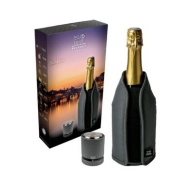 Peugeot C rafraichisseur Frizz gris et bouchon à champagne Line carbone