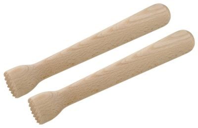 FM Professionnal Lot de 2 pilons cocktail en bois FM Professional