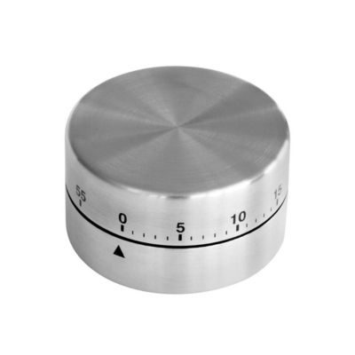 Zenker Minuteur de cuisine magnétique 1h en acier Smart Pastry
