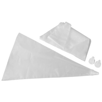 Zenker Lot de 20 poches à douille jetables et 3 embouts plastique réemployables 32 cm Smart Pastry