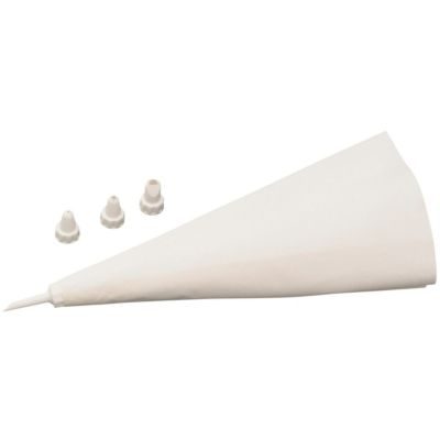 Zenker Poche à douille réemployable et 4 embouts plastique 31 cm Smart Pastry