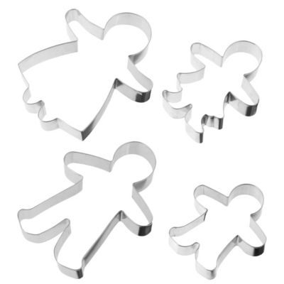 Zenker Lot de 2 emporte-pièces bonhomme en pain d'épices forme aléatoire Emporte-pièces