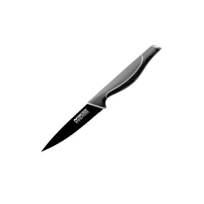 Nirosta Couteau de cuisine cranté Black Edition