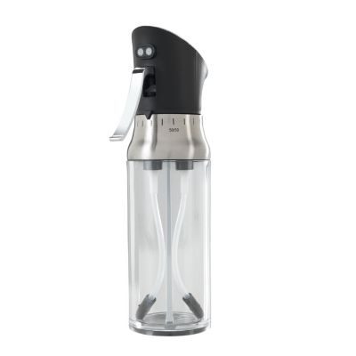 Wenko Pulvérisateur double compartiment avec mélangeur Noir, L. 9 x l. 5.7 x H. 20.4 cm