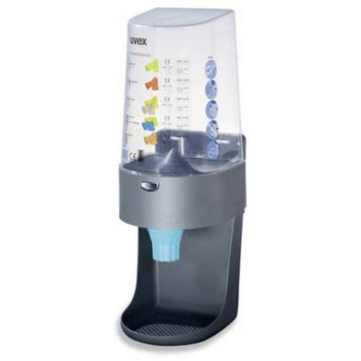 Uvex Distributeur mural X-Fit One 2 Click pour bouchons d'oreille, capacité 600 paires, 480 x 170 x 180 mm