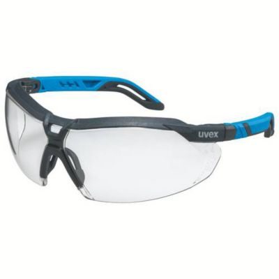Uvex i-5 9183065 Lunettes de protection gris, bleu avec x-tended eyeshield et sideshield