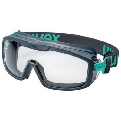 Uvex i-guard+ planet 9143297 - Lunettes intégrales gris et bleu, verre polycarbonate anti-buée et anti-rayures, protection UV400