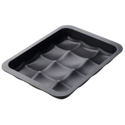 Zenker Moule 12 mini pains ou brioches 36 x 27 cm Black Metallic