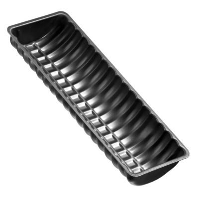 Zenker Moule à bûche de Noël 32 x 12,5 cm Black Metallic