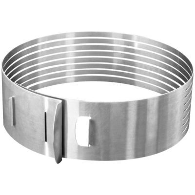 Zenker Cercle à pâtisserie pour trancher les gâteaux en étages 26 à 28 cm Smart Pastry