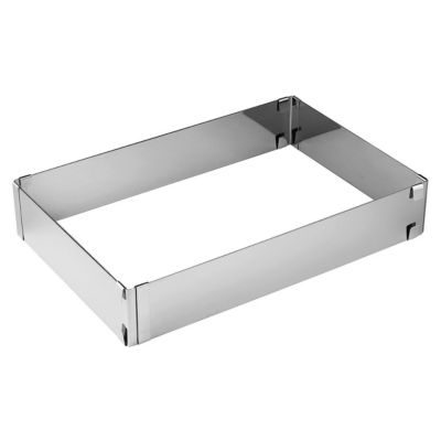 Zenker Cadre à gâteau réglable 27 à 52 cm Smart Pastry