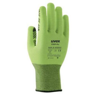 Uvex Gants anti-coupure C500 dry 6049910 - taille 10, lot de 10 paires