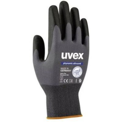 Uvex Gants de travail phynomic allround, protection mécanique, taille 7, 1 paire, 6004907