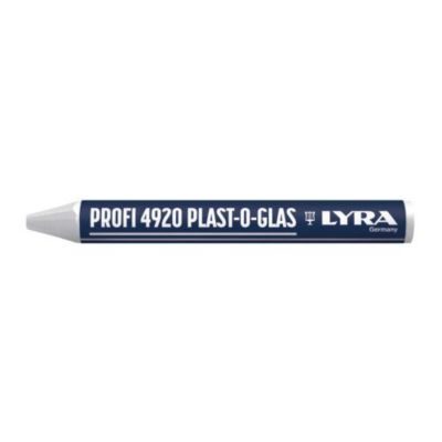 Lyra Germany Boîte de 12 craies de marquage Profi 4920 Plast-o-glas 9,5 mm blanc LYRA L4920001