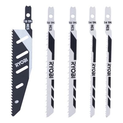 Ryobi Lame de scie sauteuse vendue par 5 Long 102 mm