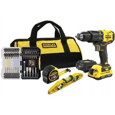 Stanley Fatmax Perceuse visseuse a percussion v20 batterie 60.0 Nm 18 V
