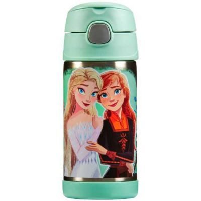 Thermos Petite bouteille Isotherme avec paille 0,35 litre Disney - Reine des Neiges