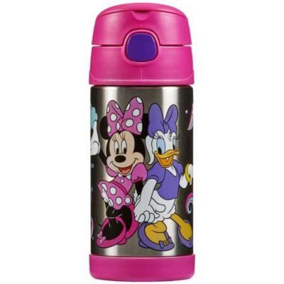 Thermos Petite bouteille Isotherme avec paille 0,35 litre Disney - Minnie