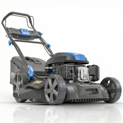 Hyundai Tondeuse à gazon thermique sans fil 46cm autotractée 139cc mulching bac 60L HYM18150SPEX-EU