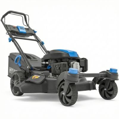 Hyundai Tondeuse à gazon 51cm Autotractée Sans Fil Démarrage Électrique virage zéro 60L HYM20200SPEZX-EU
