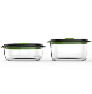 Foodsaver Lot de 2 boîtes pour appareil sous vide FFC025X fraîcheur & marinade