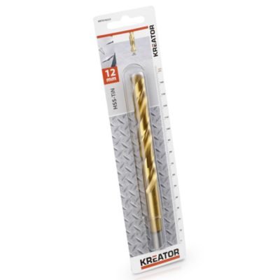 Kreator Foret métaux en titane HSS Ø 12x151mm