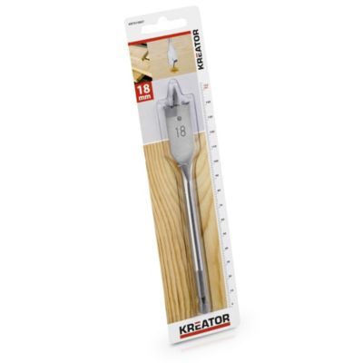 Kreator Mèche pour bois plate Ø 18x152mm