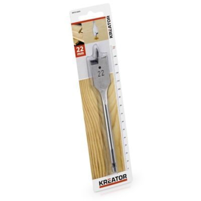Kreator Mèche pour bois plate Ø 22x152mm