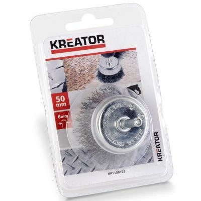 Kreator Brosse métallique rotative soucoupe Ø 50 mm